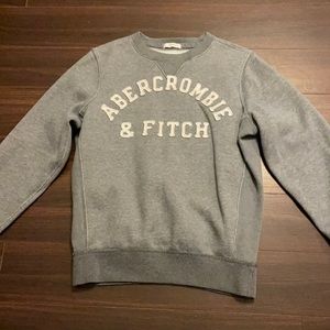 ABERCROMBIE AND FITCH MUSCLE CREWNECK GREY M